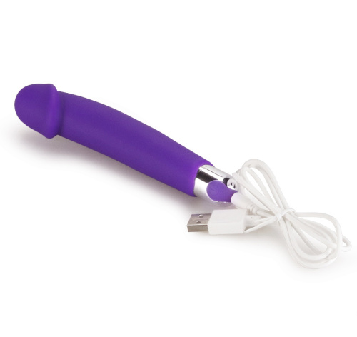 Классический перезаряжаемый вибратор IJoy Silicone Dildo фото 5