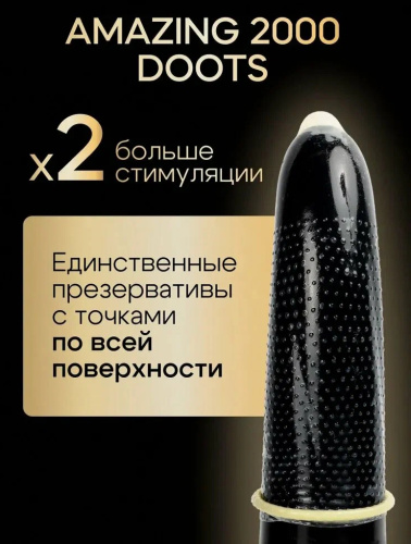Презервативы точечные Maxus X-Edition Amazing 2000 Dots 3 шт фото 6