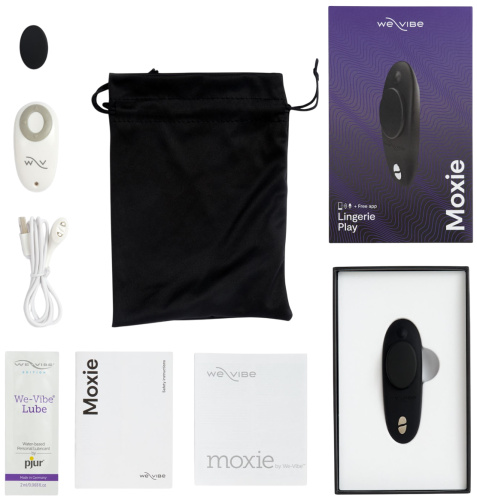 Смарт-вибростимулятор клитора We-Vibe Moxie черный фото 14