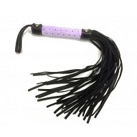 Плеть с замшевой фиолетовой ручкой