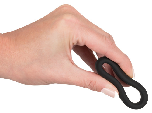 Эрекционное кольцо Black Velvets 3,8 см фото 3