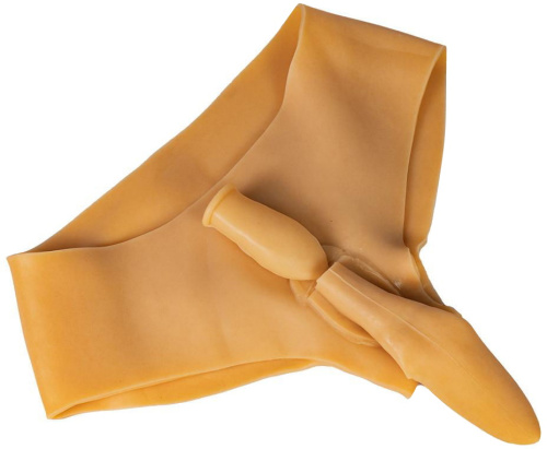 Накладная вагина с полостью для пениса фото 5