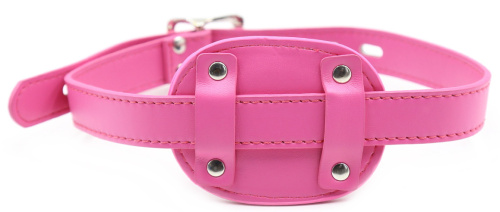 Кляп-фаллос на розовом ремешке L фото 3