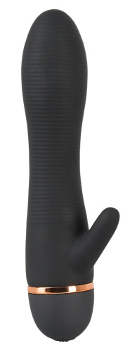 Виратор-кролик с рифленой поверхностью Bendy Ripple Clit Vibrator фото 2