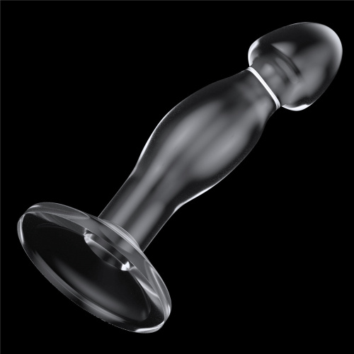 Прозрачная анальная втулка Lovetoy Flawless Clear Prostate Plug 17 см фото 6