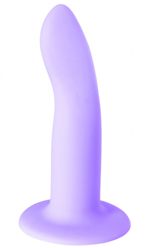 Нереалистичный фаллос на присоске Flow Emotional Purple 13 см фото 3