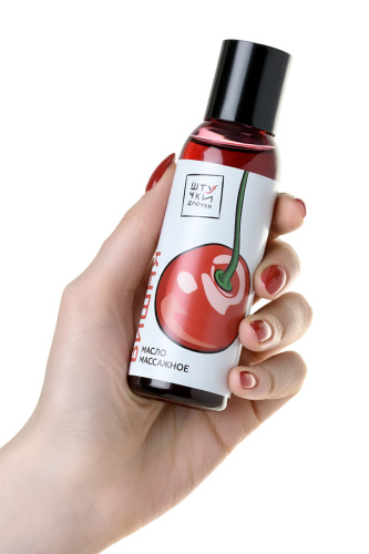 Массажное масло с ароматом вишни 100 мл фото 3