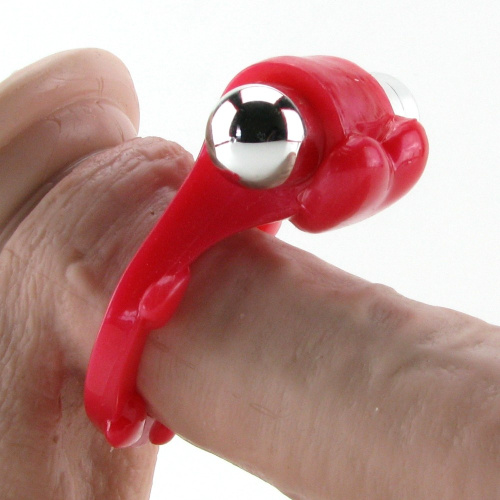 Эрекционное кольцо The Love Ring Red фото 3