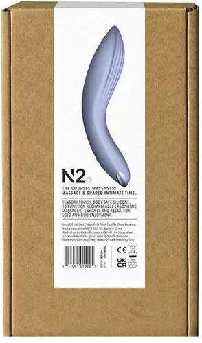 Вибромассажер для пар Rocks Off Niya 2 фиолетовый фото 5