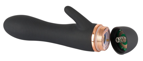 Виратор-кролик с рифленой поверхностью Bendy Ripple Clit Vibrator фото 7