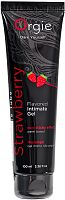 Съедобный интимный гель Orgie Lube Tube со вкусом клубники 100 мл