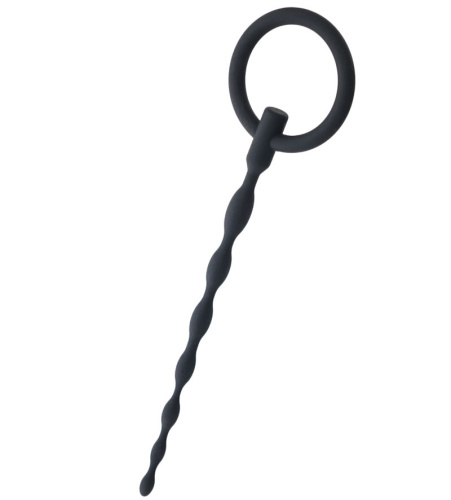 Уретральный буж из силикона Black Red By Toyfa черный 16 см фото 2