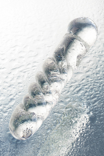 Стеклянный стимулятор 17,5 см фото 3