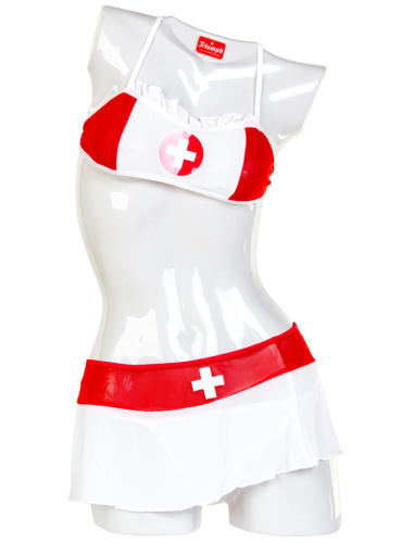 Надувная кукла-медсестра Nurse Emilia с вибрацией и двумя рабочими отверстиями фото 11