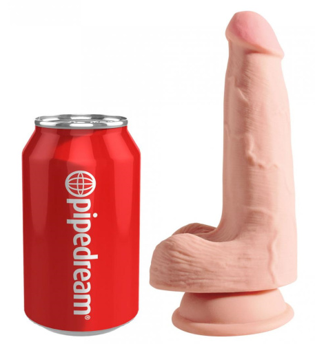 Фаллоимитатор на присоске King Cock Plus Triple Density 18 см фото 2
