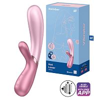 Смарт-вибратор с функцией нагрева Satisfyer Hot Lover розовый