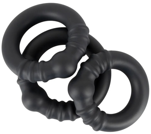 Набор силиконовых эрекционных колец Rebel фото 4