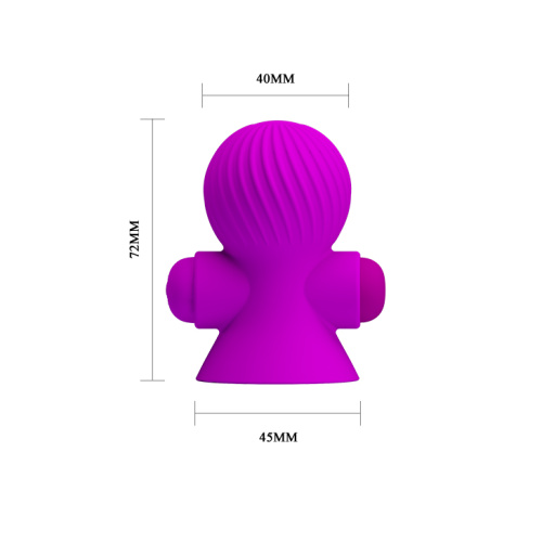 Пурпурные вибропомпы для сосков Nipple Sucker фото 5