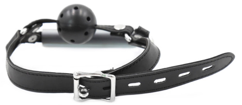 Двойной кляп-шар со сменным пластиковым трензелем фото 3