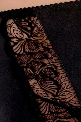 Чувственный чёрный комплект Kalia S/M фото 2