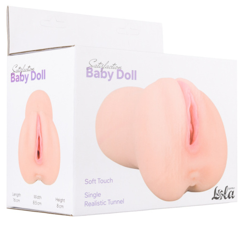 Реалистичный мастурбатор вагина и попка Satisfaction Baby Doll фото 5