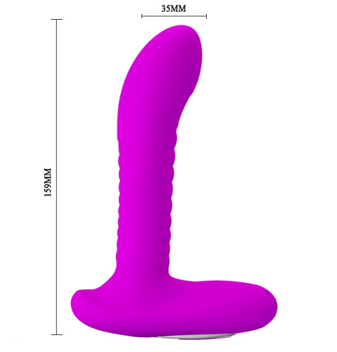 Вибромассажер простаты с функцией ротации Pretty Love Merlin пурпурный фото 4