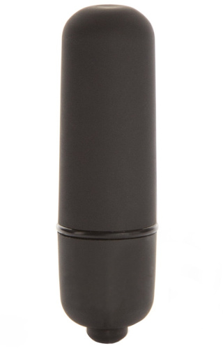 Черная вибропуля с 10 режимами вибрации X-Basic Lovetoy фото 3