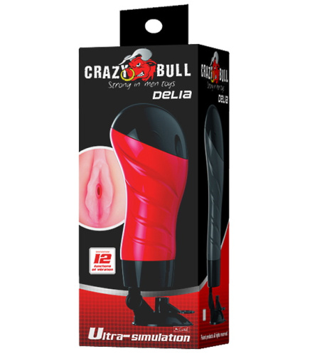 Вибромастурбатор на присоске Crazy Bull Delia фото 10
