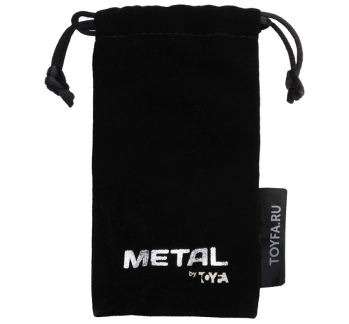 Металлическая анальная пробка Metal By Toyfa со светодиодами фото 6
