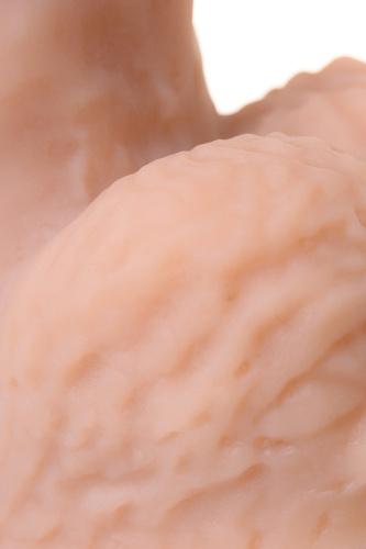 Фаллоимитатор-гигант из киберкожи на присоске 20 см фото 5