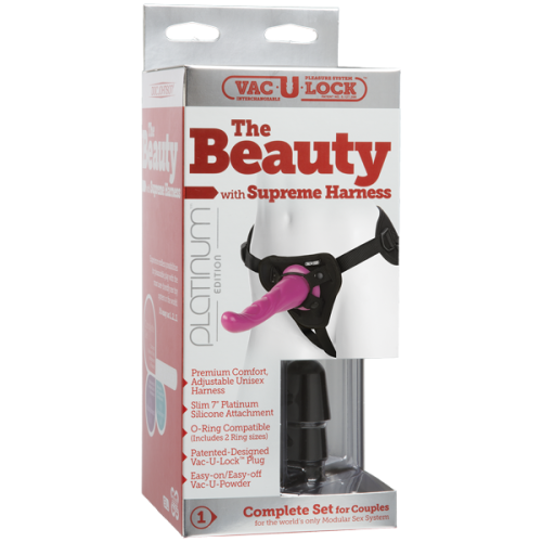 Насадка с трусиками Vac-U-Lock Platinum Edition Pink фото 6