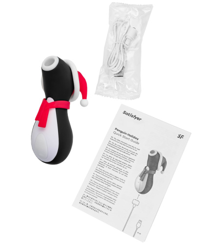 Бесконтактный стимулятор клитора Satisfyer Penguin Holiday Edition фото 12