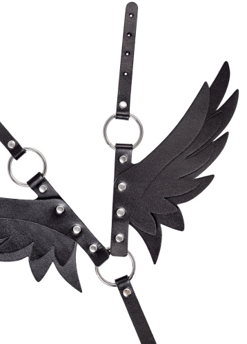 Кожаная портупея с крылышками Pecado фото 6