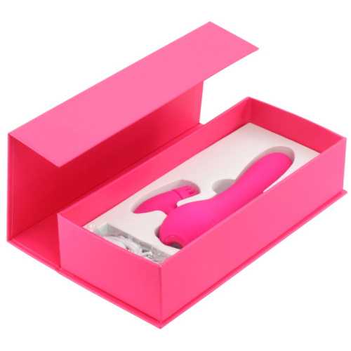 Вибратор с ротационным клиторальным стимулятором Kawaii фото 4