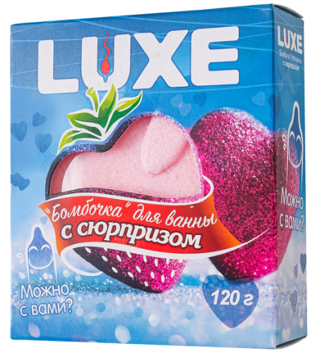 Бомбочка для ванны Luxe с ароматом клубники фото 6