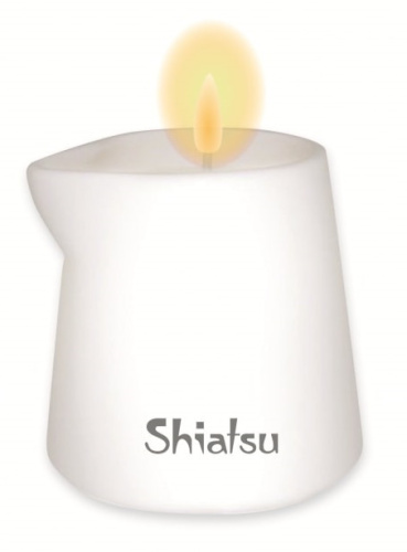 Массажная аромасвеча Shiatsu с ароматом пачули 130 гр фото 2