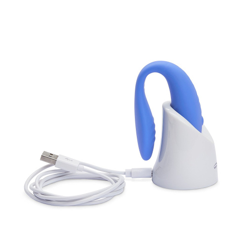 DEMO We-Vibe Match смарт-вибромассажер голубой для пар фото 3
