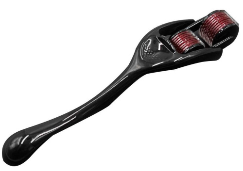 Двойное игольчатое колесо Вартенберга черно-красное фото 2