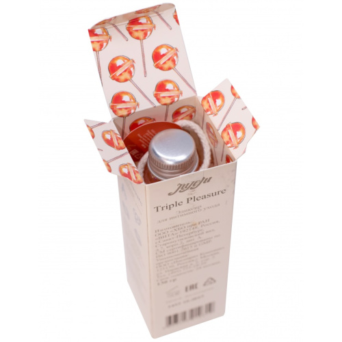 Согревающий интимный эликсир со вкусом Французская Карамель 65 гр фото 3