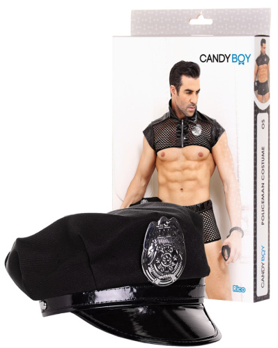 Сексуальный костюм полицейского Candy Boy Rico фото 5