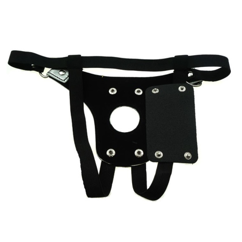 Серебристые трусики с анальным стимулятором фото 4