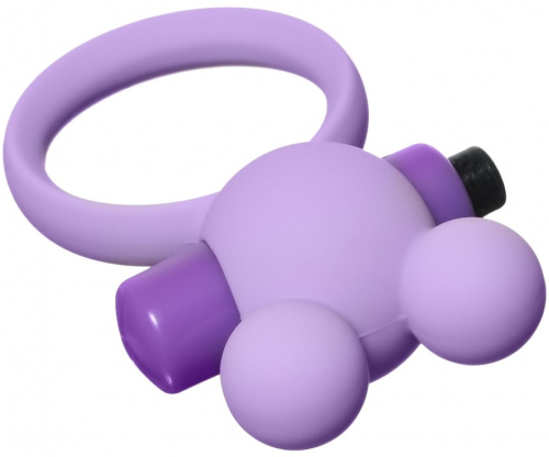 Эрекционное виброкольцо Emotions Minnie Purple фото 3