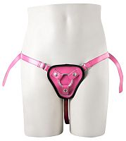 Ремень для страпона розовый Strap-on Miracle Interaction