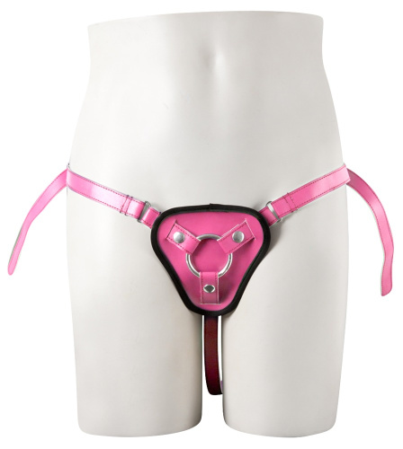 Ремень для страпона розовый Strap-on Miracle Interaction