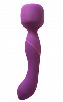 Двусторонний вибромассажер с подогревом Heating Wand Purple