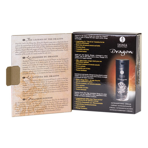 Крем для пар Shunga Dragon с эффектом ледяного огня, 60 мл фото 4