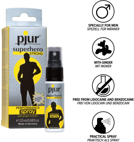 Пролонгирующий спрей Pjur Superhero Strong Spray 20 мл фото 2
