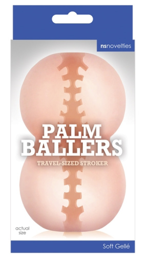 Мастурбатор с уникальным рельефом Palm Ballers Flesh фото 4