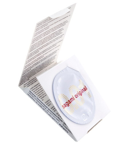 Полиуретановые презервативы Sagami Original 0,01 1 шт фото 6