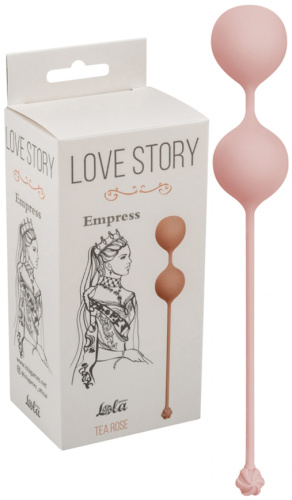 Вагинальные шарики со смещенным центром тяжести Empress Tea Rose